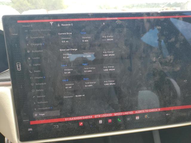 5YJSA1E65RF546154 - 2024 TESLA MODEL S Սև լուսանկար 9