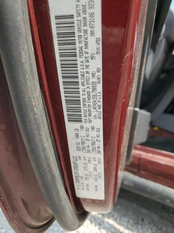 1J4FA24159L790939 - 2009 JEEP WRANGLER X RED photo 14