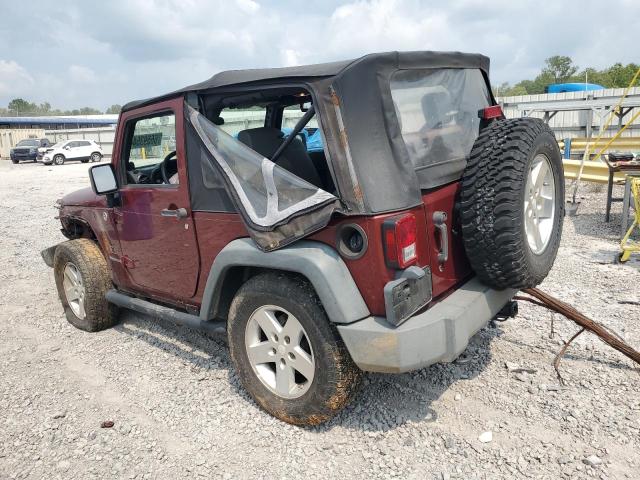 1J4FA24159L790939 - 2009 JEEP WRANGLER X RED photo 2