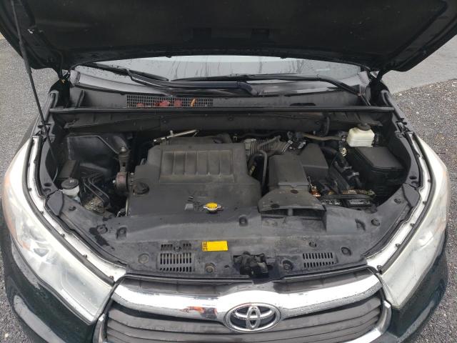 5TDJKRFH7FS128886 - 2015 TOYOTA HIGHLANDER XLE Qara foto 12