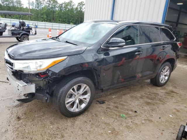 5TDKKRFH7FS079225 - 2015 TOYOTA HIGHLANDER XLE Qara foto 1