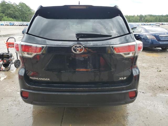 5TDKKRFH7FS079225 - 2015 TOYOTA HIGHLANDER XLE Qara foto 6