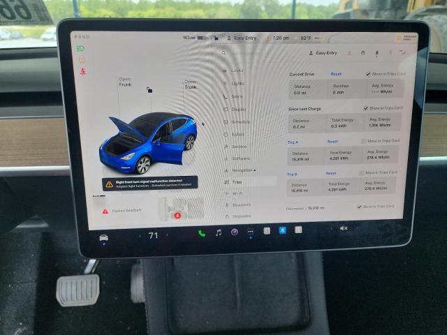 7SAYGDEE5RA217973 - 2024 TESLA MODEL Y 蓝色 照片 9