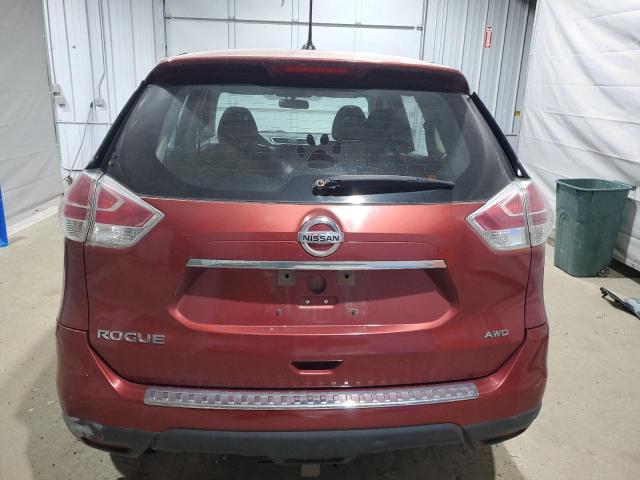 KNMAT2MV0GP606686 - 2016 NISSAN ROGUE S RED photo 6