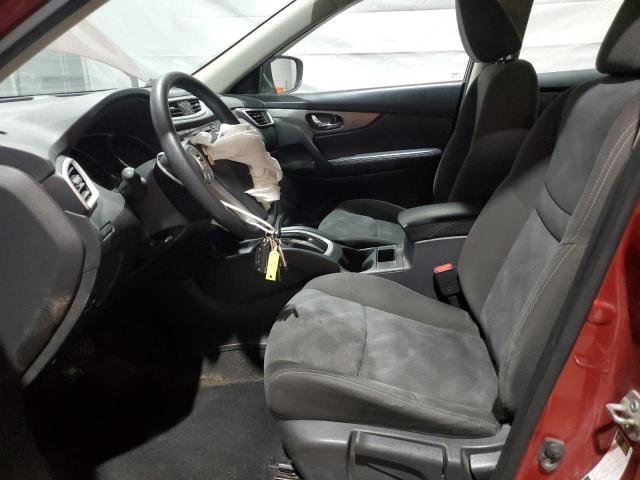 KNMAT2MV0GP606686 - 2016 NISSAN ROGUE S RED photo 7