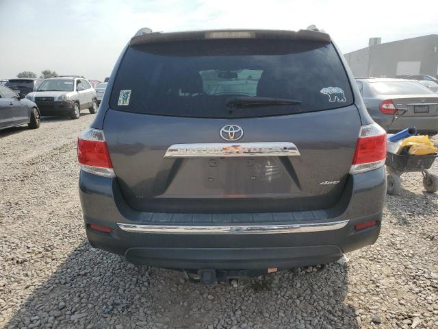 5TDBK3EH8CS156226 - 2012 TOYOTA HIGHLANDER BASE GRAY photo 6