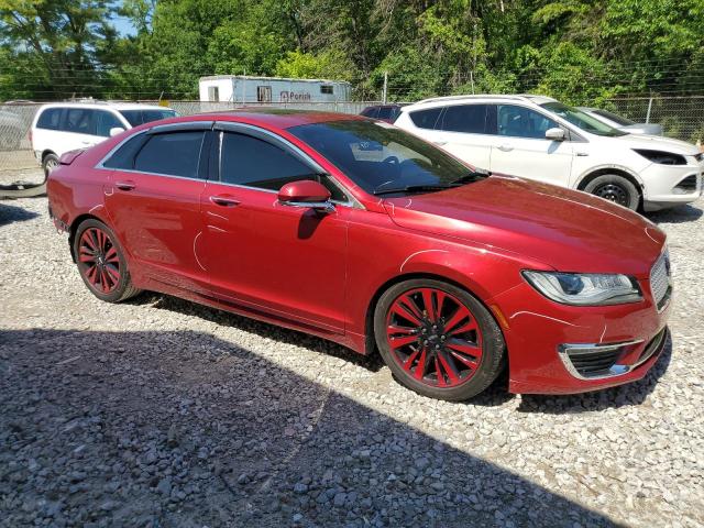 3LN6L5FCXHR619809 - 2017 LINCOLN MKZ RESERVE 红色 照片 4
