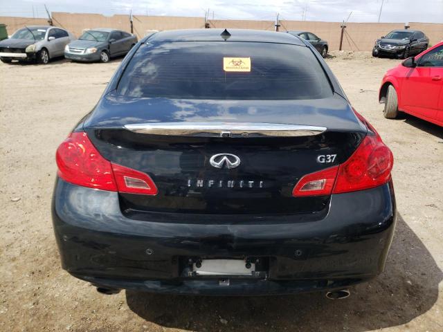 JN1CV6AP0DM725161 - 2013 INFINITI G37 BASE BLACK photo 6