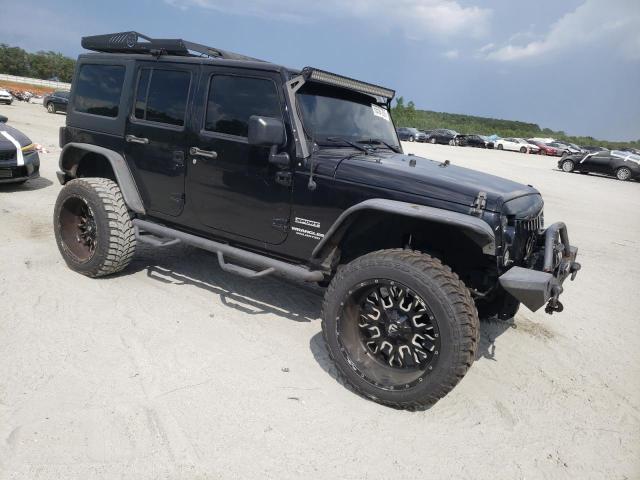 1C4HJWDG9HL677343 - 2017 JEEP WRANGLER UNLIMITED SPORT BLACK photo 4