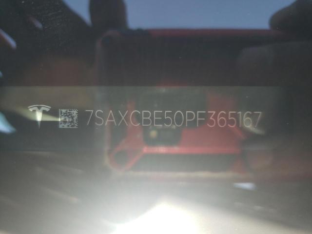 7SAXCBE50PF365167 - 2023 TESLA MODEL X BLACK photo 10