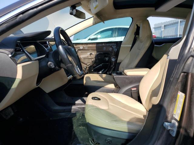 5YJSA1CNXDFP08766 - 2013 TESLA MODEL S 棕色 照片 7