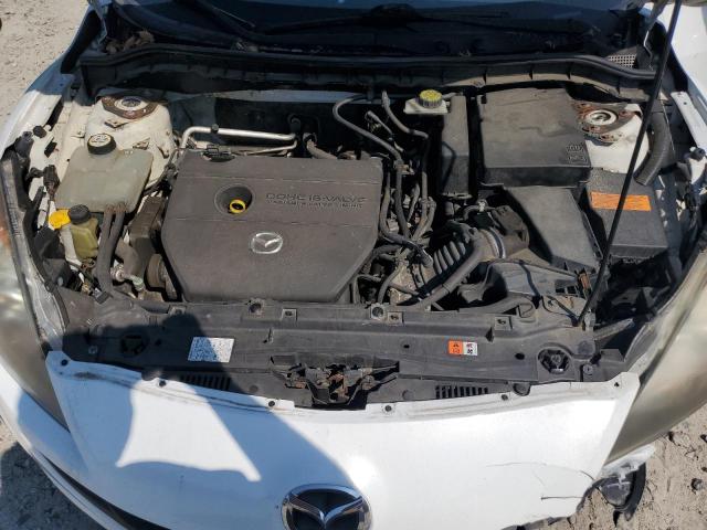 JM1BL1SG5A1271969 - 2010 MAZDA 3 I WHITE photo 11
