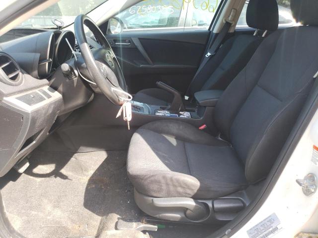 JM1BL1SG5A1271969 - 2010 MAZDA 3 I WHITE photo 7
