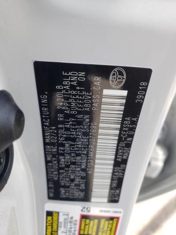 4T1S31AK6RU077690 - 2024 TOYOTA CAMRY SE NIGHT SHADE WHITE photo 12