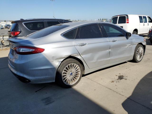 3FA6P0K96ER393582 - 2014 FORD FUSION TITANIUM SILVER photo 3