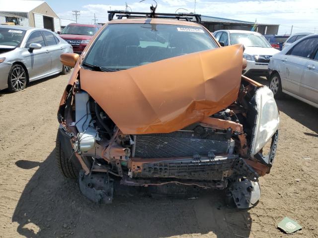 JHMGE8H6XAS025774 - 2010 HONDA FIT SPORT ORANGE photo 5