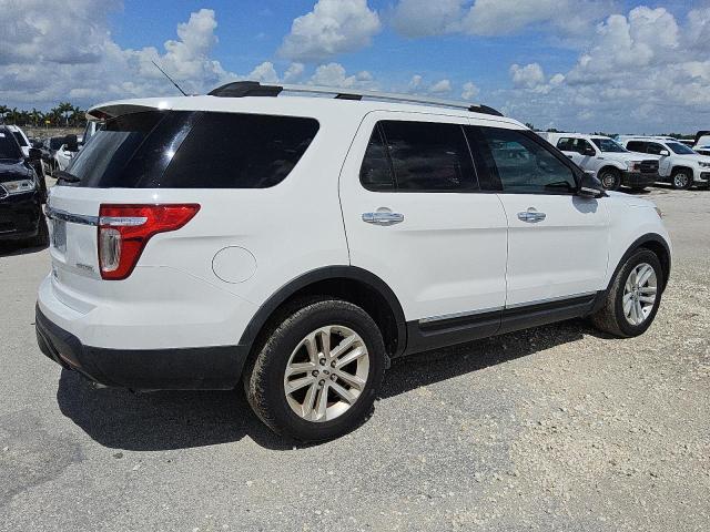 1FM5K7D82DGC43410 - 2013 FORD EXPLORER XLT WHITE photo 3