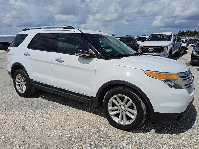 1FM5K7D82DGC43410 - 2013 FORD EXPLORER XLT WHITE photo 4