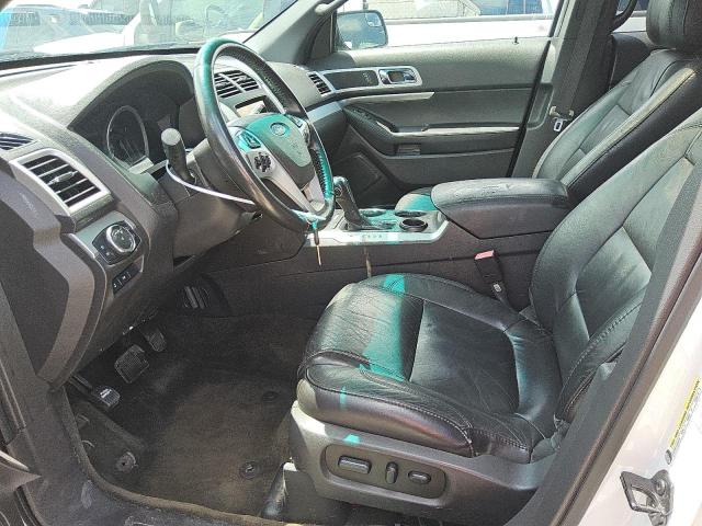 1FM5K7D82DGC43410 - 2013 FORD EXPLORER XLT WHITE photo 7