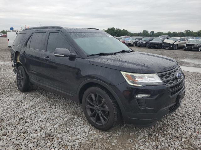 1FM5K8D82JGB76907 - 2018 FORD EXPLORER XLT BLACK photo 4