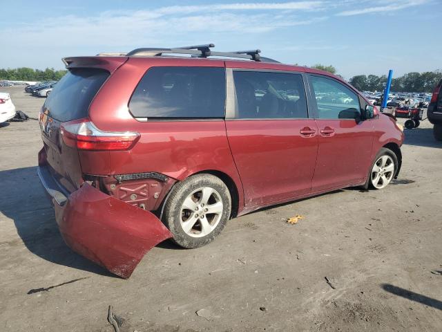 5TDKK3DC9FS543507 - 2015 TOYOTA SIENNA LE ბურგუნდია ფოტო 3