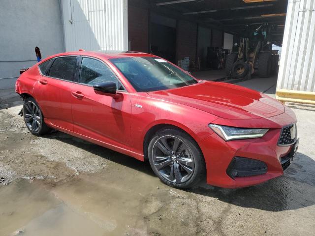 19UUB6F51MA011608 - 2021 ACURA TLX TECH A BURGUNDY photo 4