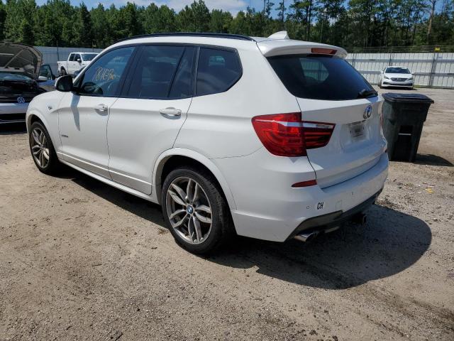 5UXWX9C34H0W66563 - 2017 BMW X3 XDRIVE28I WHITE photo 2