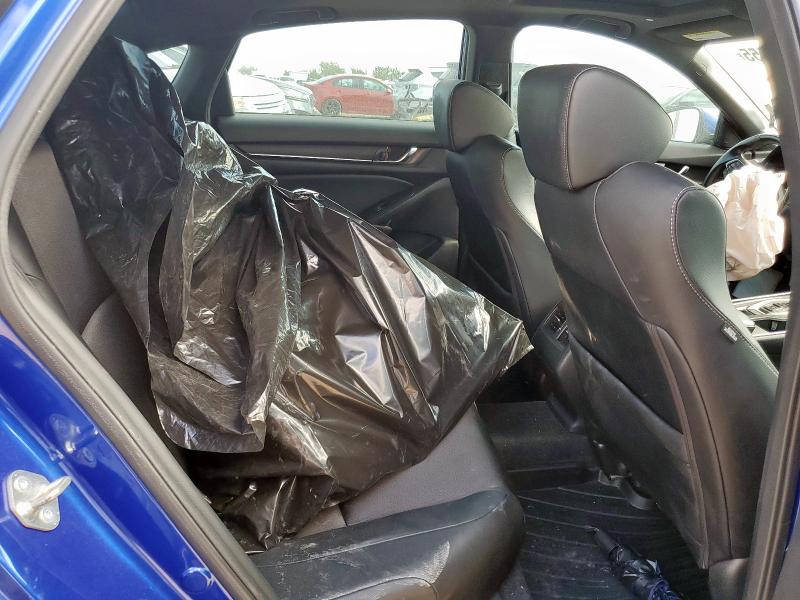 1HGCV2F32JA048270 - 2018 HONDA ACCORD SPORT Bleu photo 10