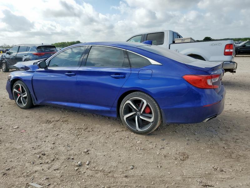 1HGCV2F32JA048270 - 2018 HONDA ACCORD SPORT Bleu photo 2
