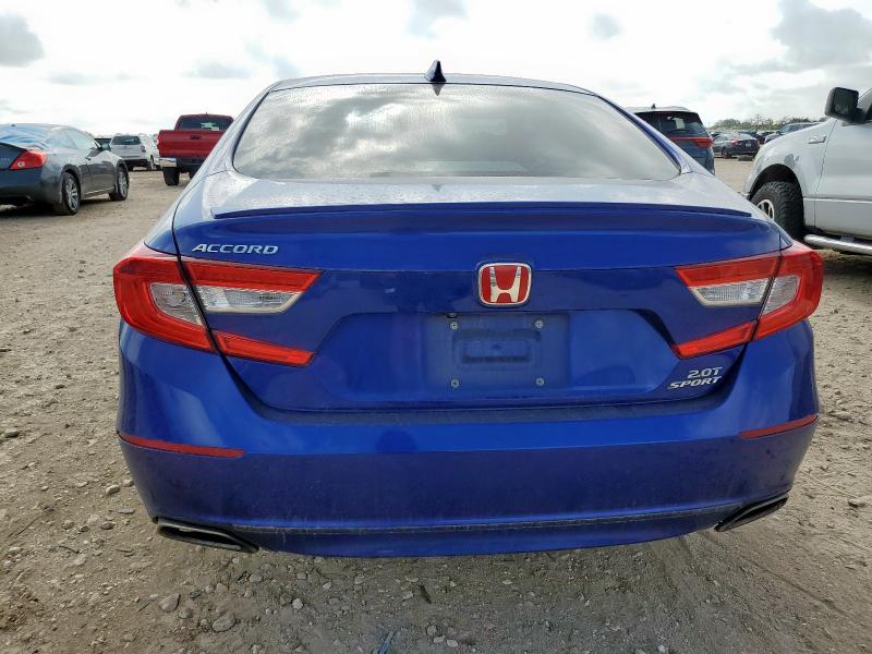 1HGCV2F32JA048270 - 2018 HONDA ACCORD SPORT Bleu photo 6