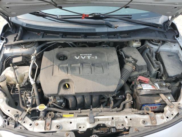 2T1BU40E89C097435 - 2009 TOYOTA COROLLA BASE SILVER photo 11