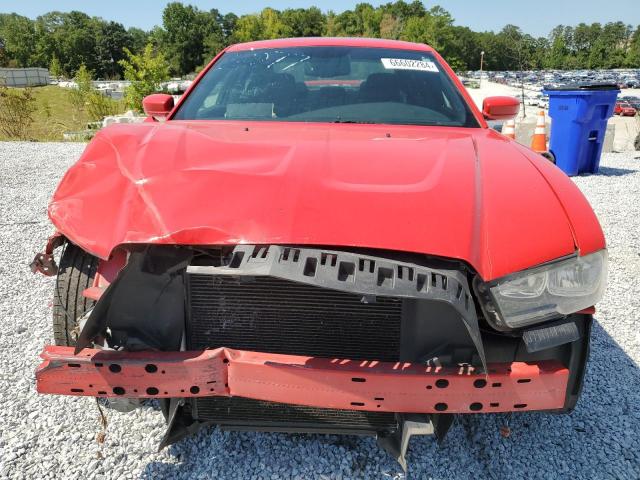 2C3CDXHG3EH122077 - 2014 DODGE CHARGER SXT RED photo 5