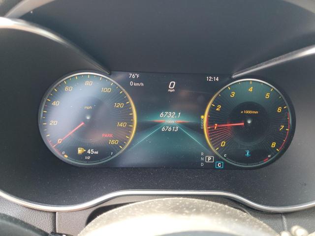 WDDWJ8EB0KF828071 - 2019 MERCEDES-BENZ C 300 4MATIC GRAY photo 9