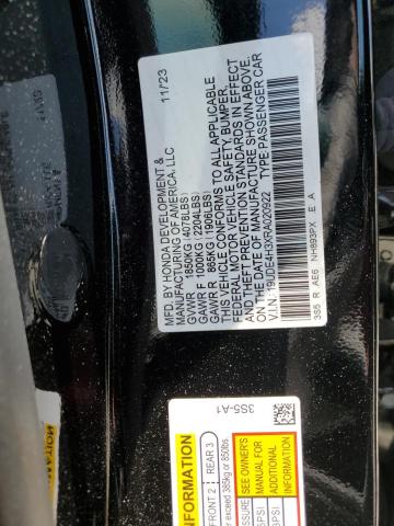 19UDE4H3XRA020922 - 2024 ACURA INTEGRA A-SPEC BLACK photo 12