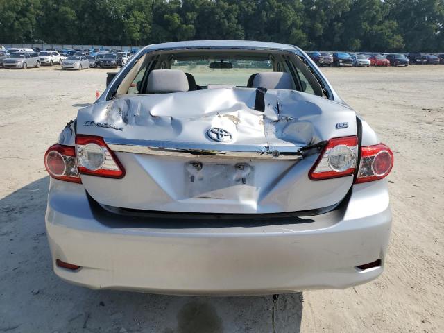 5YFBU4EE8DP206459 - 2013 TOYOTA COROLLA BASE SILVER photo 6