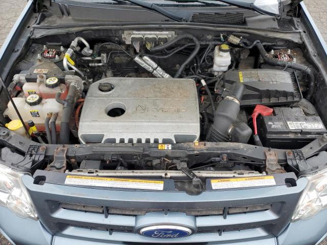 1FMCU4K36BKC54587 - 2011 FORD ESCAPE HYBRID BLUE photo 12