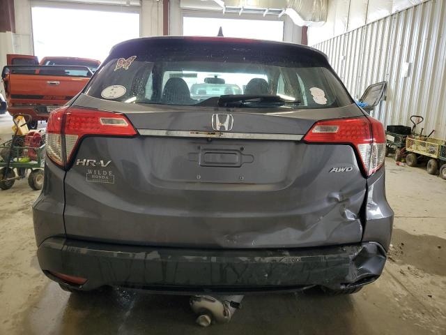 3CZRU6H32KG724827 - 2019 HONDA HR-V LX GRAY photo 6