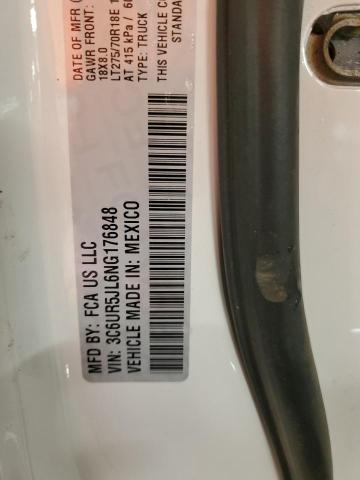 3C6UR5JL6NG176848 - 2022 RAM 2500 BIG HORN/LONE STAR WHITE photo 12