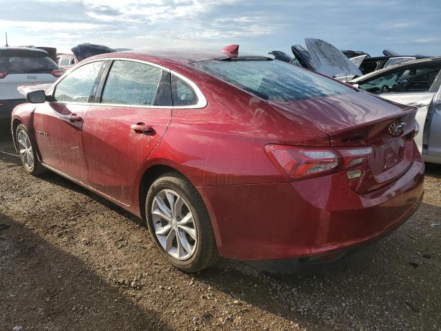 1G1ZD5ST3NF160242 - 2022 CHEVROLET MALIBU LT RED photo 2