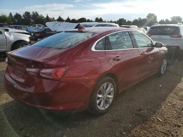 1G1ZD5ST3NF160242 - 2022 CHEVROLET MALIBU LT RED photo 3