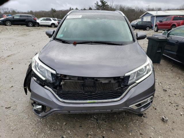 5J6RM4H96GL033643 - 2016 HONDA CR-V TOURING GRAY photo 5