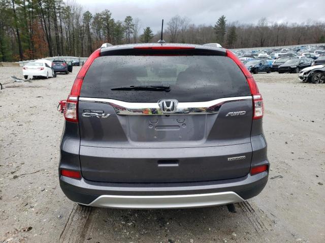 5J6RM4H96GL033643 - 2016 HONDA CR-V TOURING GRAY photo 6