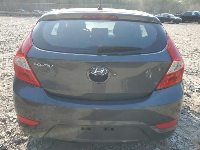 KMHCT5AE1CU012792 - 2012 HYUNDAI ACCENT GLS CHARCOAL photo 6