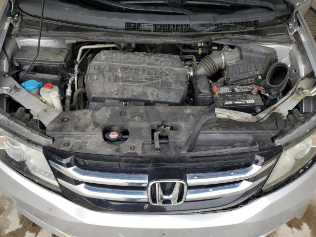 5FNRL5H6XFB075612 - 2015 HONDA ODYSSEY EXL SILVER photo 12