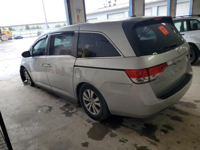 5FNRL5H6XFB075612 - 2015 HONDA ODYSSEY EXL SILVER photo 2