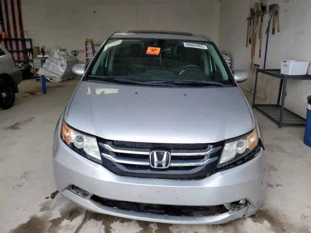5FNRL5H6XFB075612 - 2015 HONDA ODYSSEY EXL SILVER photo 5