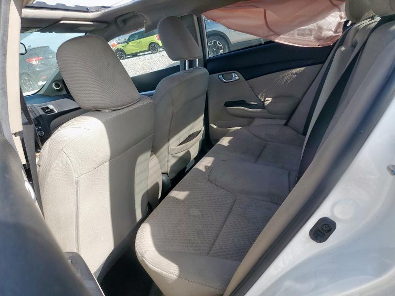 19XFB2F81EE001251 - 2014 HONDA CIVIC EX WHITE photo 10