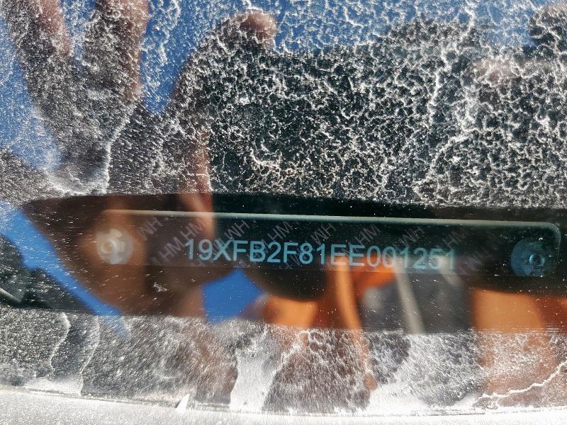 19XFB2F81EE001251 - 2014 HONDA CIVIC EX WHITE photo 13