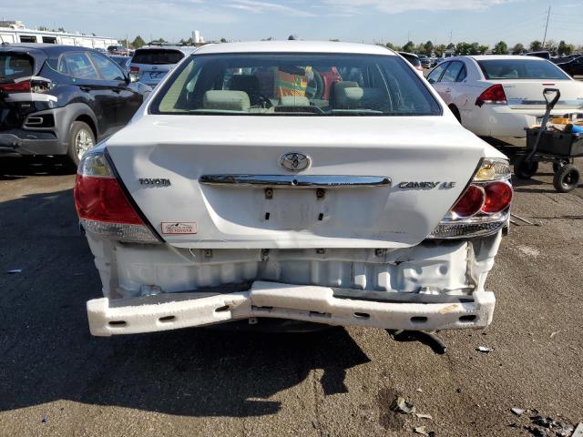 4T1BE32K25U574072 - 2005 TOYOTA CAMRY LE WHITE photo 6