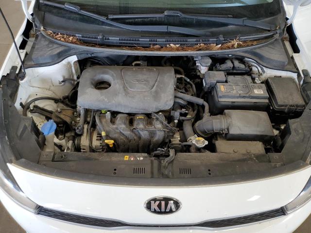 3KPA24AB2KE161496 - 2019 KIA RIO S WHITE photo 11